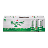 Heineken  imported premium light lager beer, 12 12-fl. oz. cans Full-Size Picture